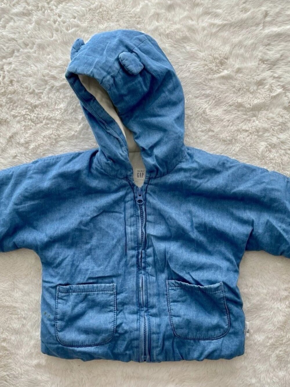 SALE! Baby GAP Hooded Jacket Blue Size 18-24 Months